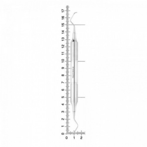 Кюрета парадонтологическая Gracey, форма 910, ручка DELUXE, диаметр 10 мм, 26-40B
