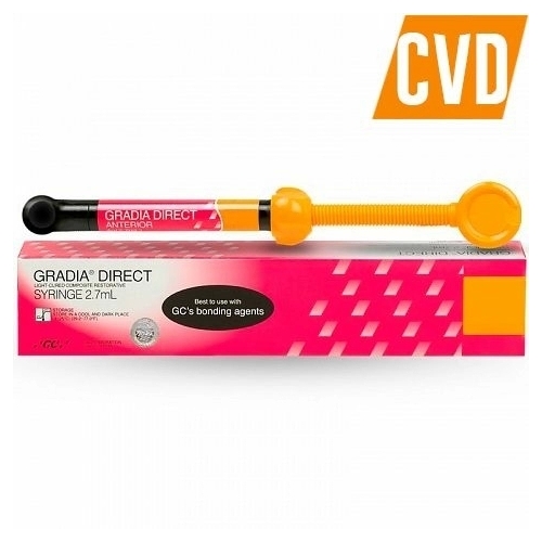 Gradia Direct Syringe ANTERIOR CVD пришеечный - светоотверждаемый микрофильный гибридный композит для реставрации фронтальной группы зубов, 4 г Япония