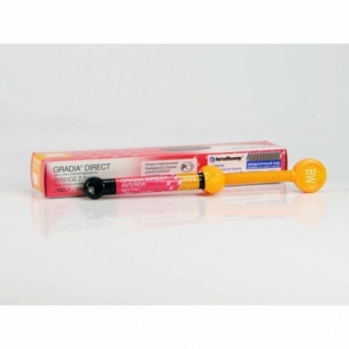 Gradia Direct Syringe ANTERIOR BW- светоотверждаемый реставрационный гибридный композит, 4 г Япония