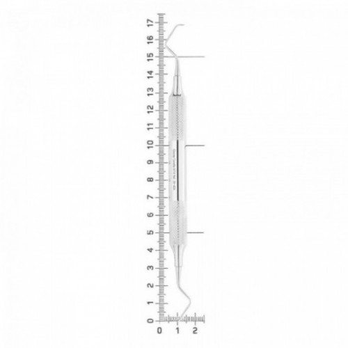 Кюрета парадонтологическая Gracey, форма 910, ручка CLASSIC, диаметр 10 мм, 26-40A