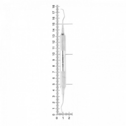 Кюрета парадонтологическая Gracey, форма 56, ручка CLASSIC, диаметр 10 мм, 26-38A