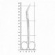Ножницы хирургические угловые Goldmann-Fox, 16 см, 19-11