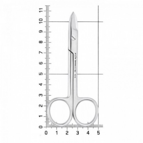 Ножницы коронковые, зубчатая поверхность, 10 см, 19-18