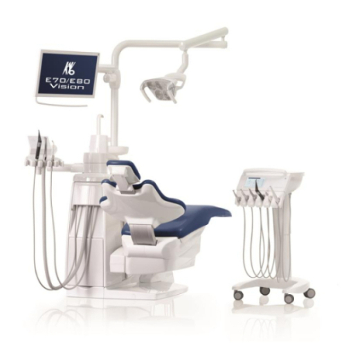Установка стоматологическая Estetica E70 VISION Cart с подкатным модулем