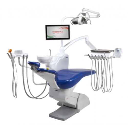 Установка стоматологическая Miglionico NiceGlass P -  с нижней подачей инструментов