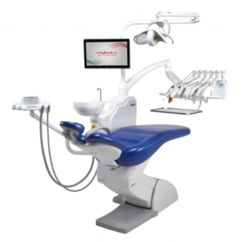 Установка стоматологическая Miglionico NiceGlass -  с верхней подачей инструментов
