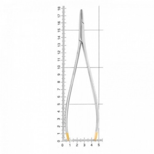 Иглодержатель хирургический прямой Toennis TC, 18 см, 20-23