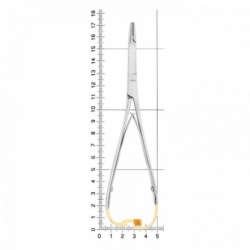 Иглодержатель хирургический прямой Mathieu-Olsen TC, 17,0 см, 20-32
