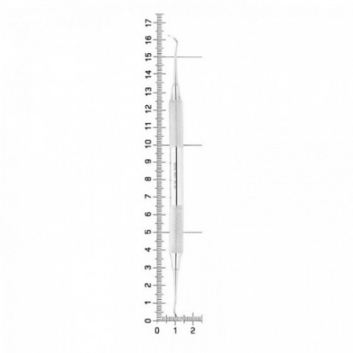 Скейлер парадонтологический, форма 204S, ручка диаметр 8 мм, 26-56