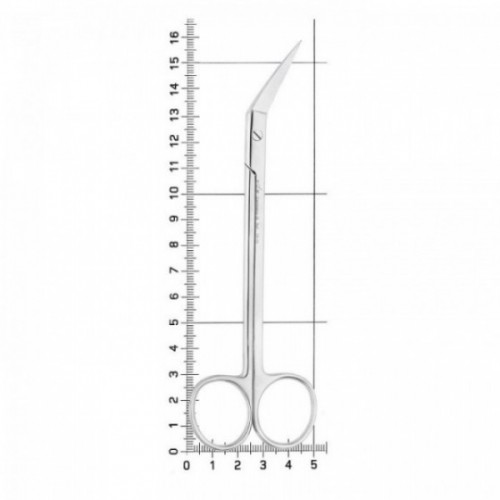 Ножницы хирургические угловые Locklin, 16 см, 19-10