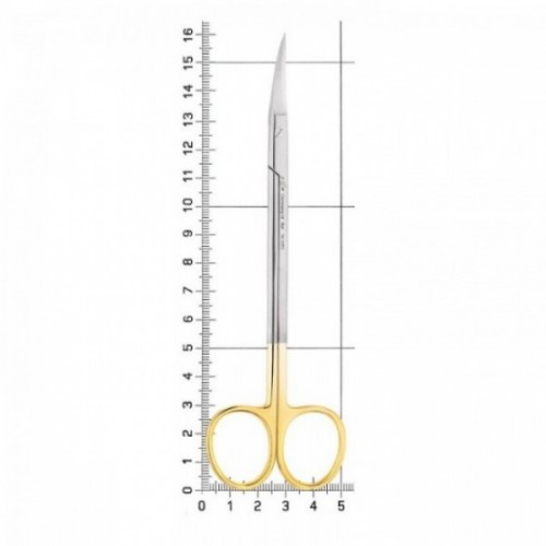 Ножницы хирургические изогнутые Kelly TC, 16,0 см зубчатая поверхность, 19-15TC