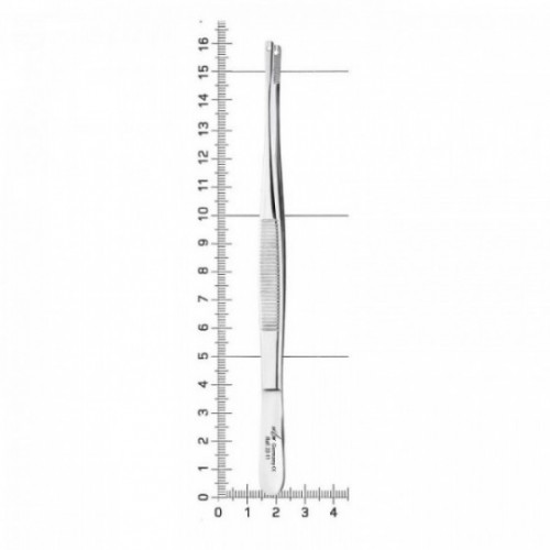 Пинцет шовный прямой, 15см,, 22-11