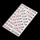Индикатор Интест-ПФ-В контроля паровой стерилизации, 4 класс, режим для паровой стерилизации внутри упаковки, 500 тестов без журнала.