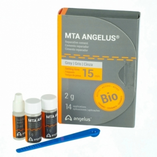 Angalus Industria Материал стоматологический для реконструкции и пломбирования корневых каналов МТА - Angelus, цвет серый, упаковка 2 г.
