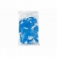 Бахилы пластиковые Супер 80 с двойной резинкой, толщина 80 мкм, 6,5 гр, цвет синий 120025 пар