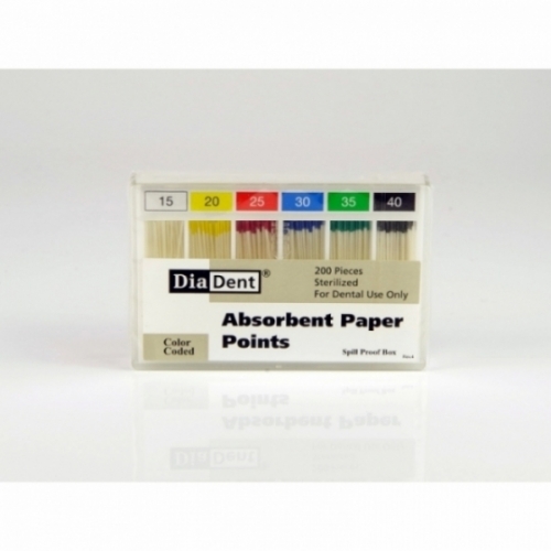 Штифты бумажные, абсорбирующие, 02 15-40, 200 шт. DiaDent