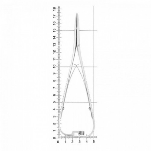Иглодержатель хирургический Mathieu, 17см, 20-14