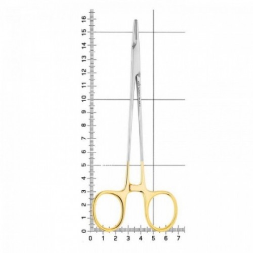 Иглодержатель хирургический прямой Mayo-Hegar TC, 16см, 20-25