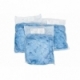 Бахилы пластиковые Стандарт с двойной резинкой, толщина 20 мкм, 2,7 гр, цвет синий 350050 пар