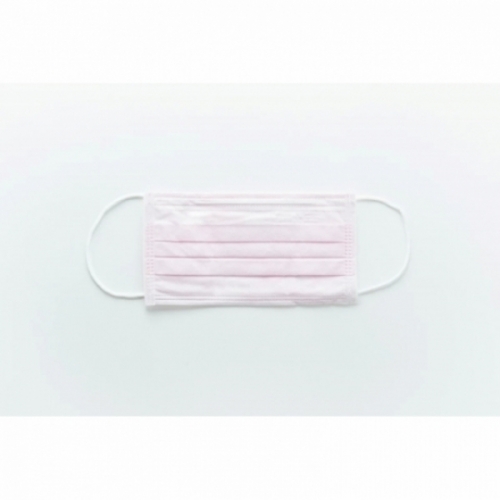Маска одноразовая медицинская CleanSafe 3-х слойная на резинке Pro 2.0 , цвет розовые 50 шт. в уп.