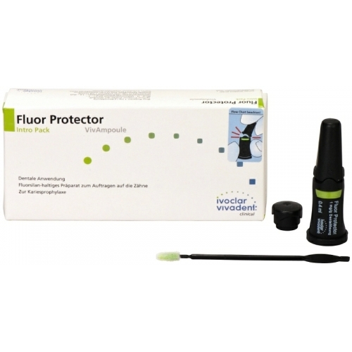 Фторлак Fluor Protector 20 x 0,4 мл - фторсодержащий защитный лак для снижения чувствительности.