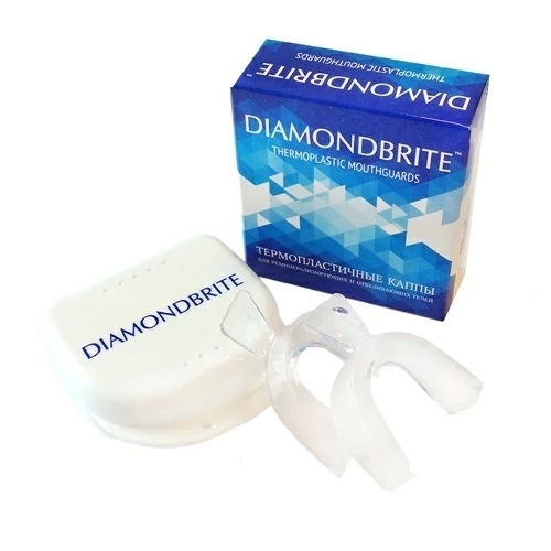 Капы термопластичные Diamondbrite 2 штуп.в комплекте с боксом пластиковым