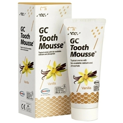 Tooth Mousse Тусс мусс - аппликационный мусс для реминерализации и снижения чувствительности зубов, 40 г Ваниль