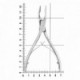 Кусачки костные Mini-Friedmann 12,0 см рабочая часть 3 мм, 14-1