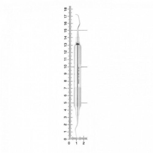Кюрета парадонтологическая Gracey, форма 56, ручка DELUXE, диаметр 10 мм, 26-38B