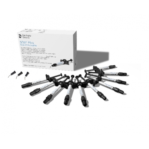 SDR plus Starter Kit - НАБОР в шприцах 10 шприцев по 1 г  - жидкотекучий материал для жевательных зубов.