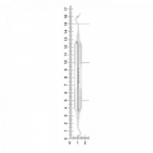 Скейлер парадонтологический, форма T23, ручка DELUXE, диаметр 10 мм, 26-11B